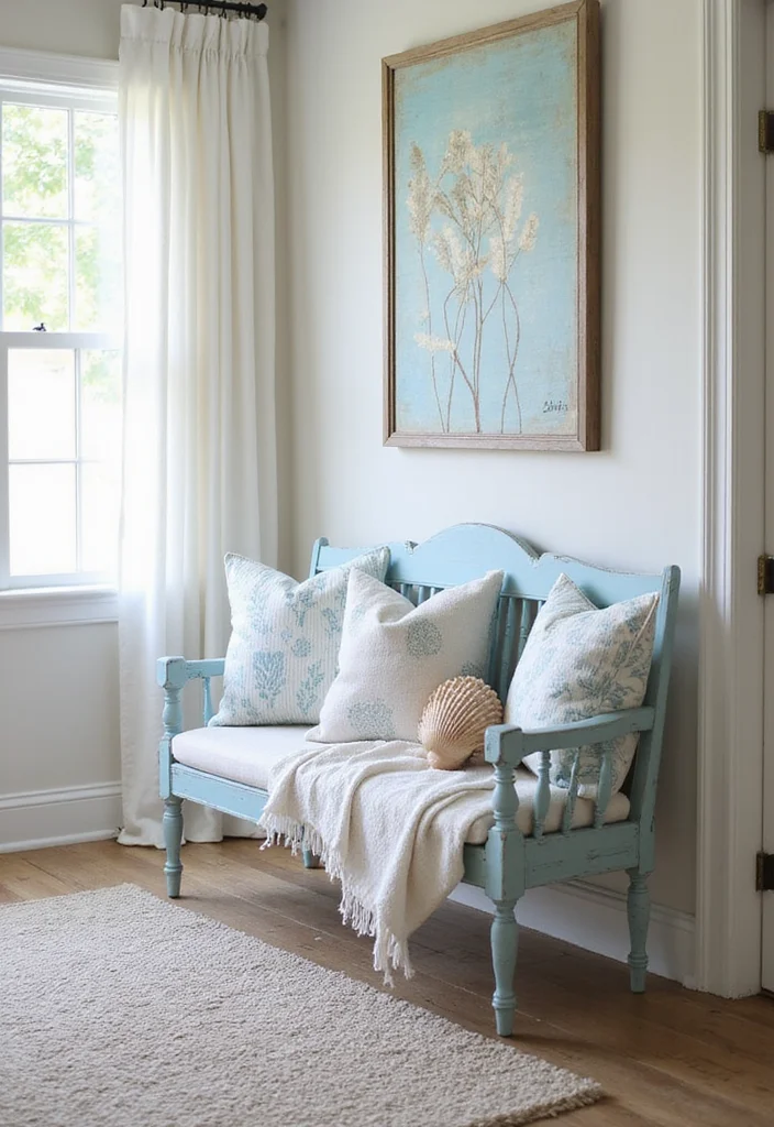 15 Entryway Benches That Combine Style and Storage - 9. Coastal Vibes 1