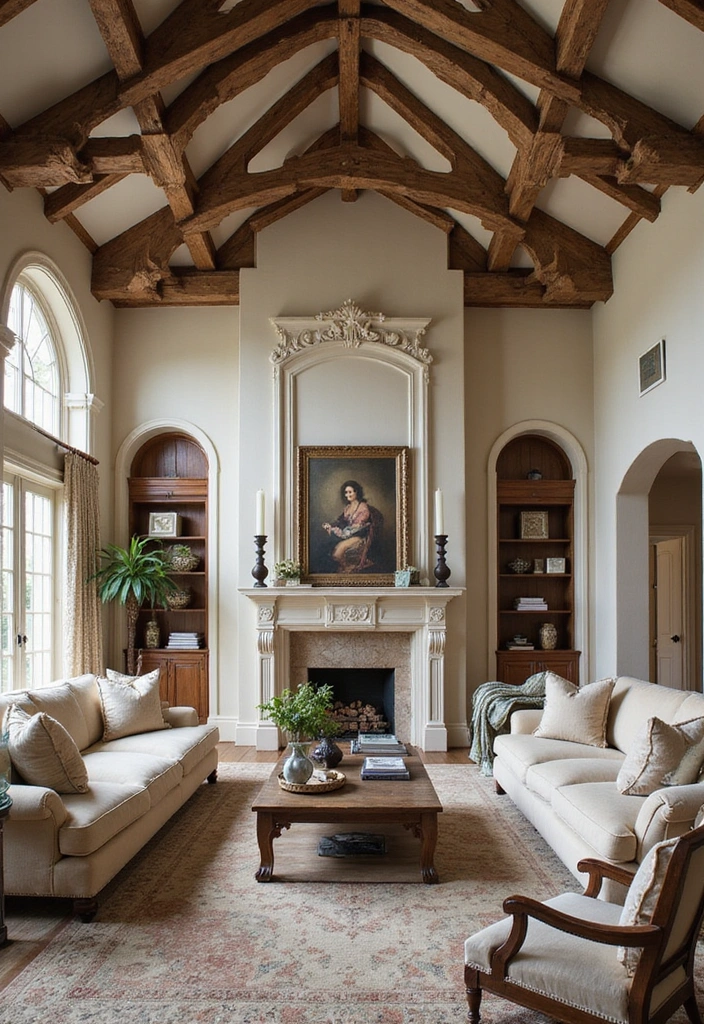 17 Jaw-Dropping Luxury Living Room Ideas That Will Leave You Breathless! - 13. Unique Architectural Features 1