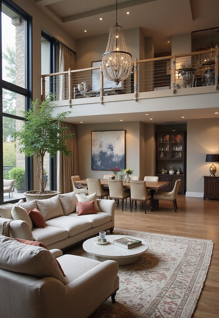 17 Jaw-Dropping Luxury Living Room Ideas That Will Leave You Breathless! - 6. Open Concept Elegance 1