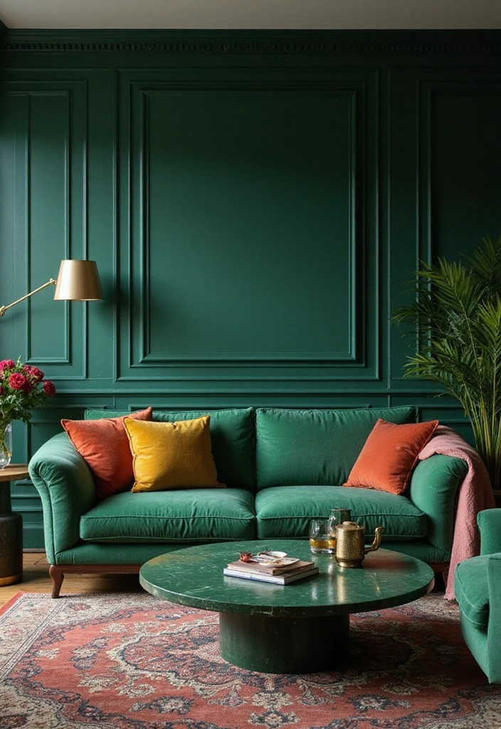 17 Jaw-Dropping Luxury Living Room Ideas That Will Leave You Breathless! - 9. Rich Color Palettes 1