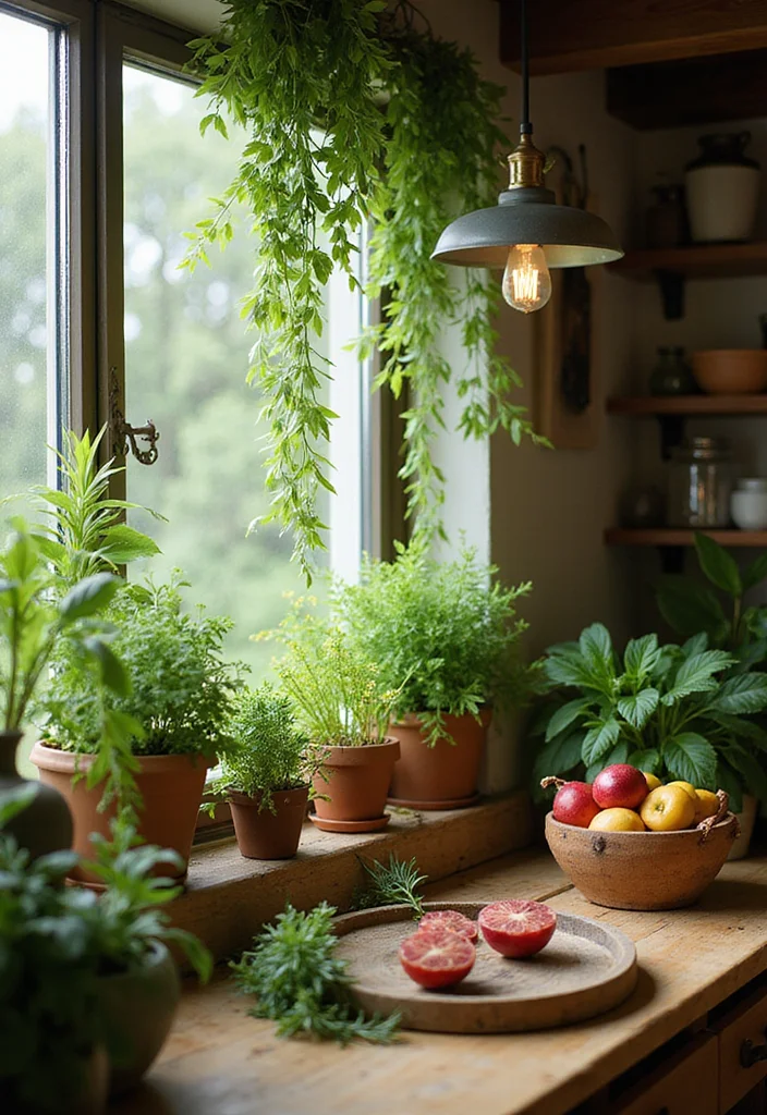 17 Small Kitchen Ideas That Make Any Space Feel Bigger - 8. Refresh with Nature 1