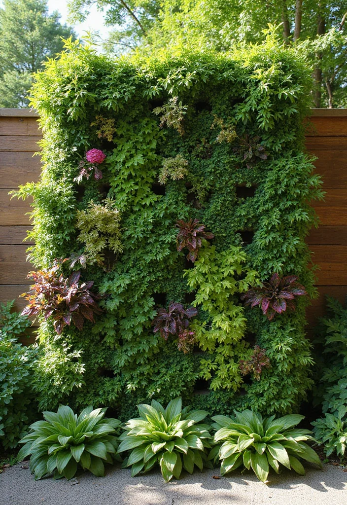 19 Neodeco Outdoor Space Ideas That'll Make Your Garden the Talk of the Town (Trust Us on #11!) - 2. Lush Vertical Gardens 1