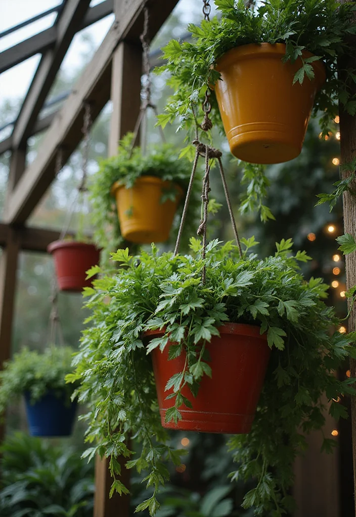 19 Neodeco Outdoor Space Ideas That'll Make Your Garden the Talk of the Town (Trust Us on #11!) - 7. Hanging Gardens 1