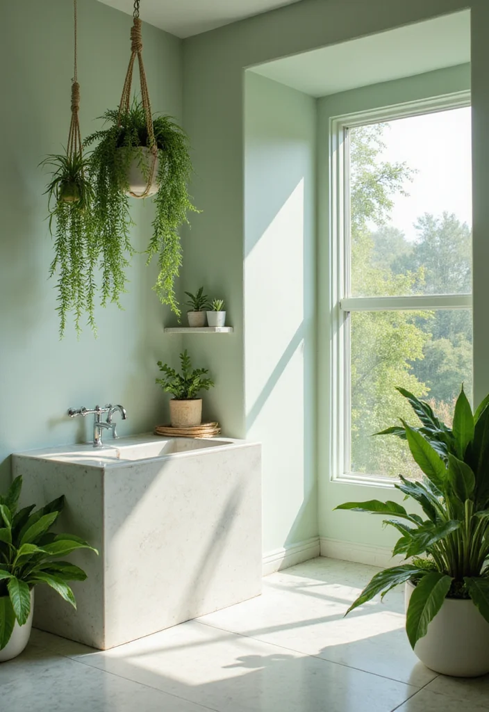 20 Bathroom Decor Ideas That Instantly Refresh Your Space - 1. Incorporate Plants for a Fresh Touch 1