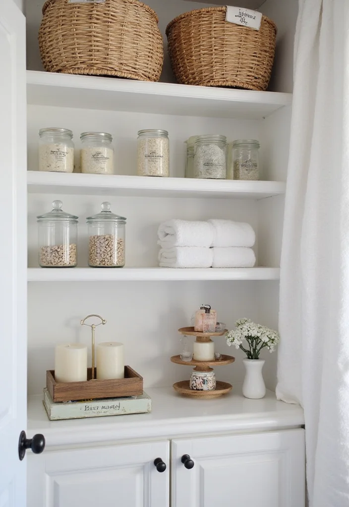 20 Bathroom Decor Ideas That Instantly Refresh Your Space - 12. Use Storage Wisely 1