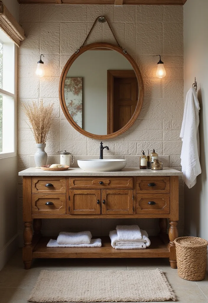 20 Bathroom Decor Ideas That Instantly Refresh Your Space - 15. Play with Textures 1