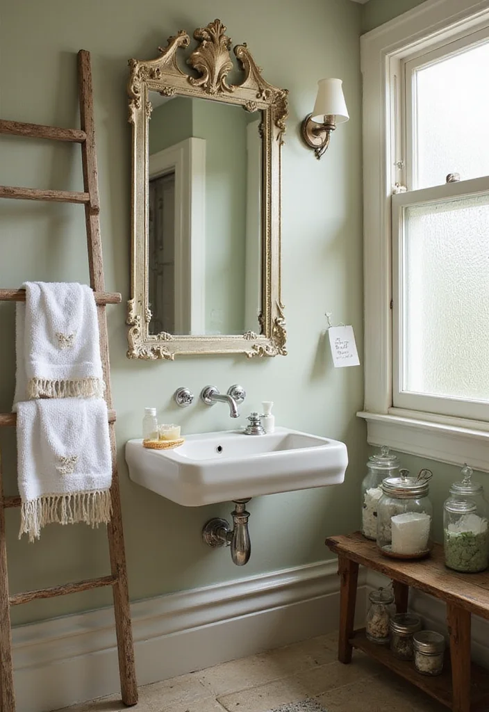 20 Bathroom Decor Ideas That Instantly Refresh Your Space - 3. Opt for Vintage Accessories 1