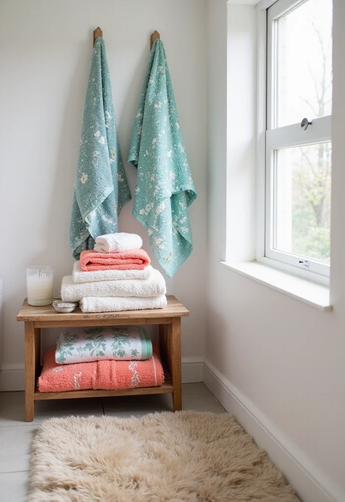 20 Bathroom Decor Ideas That Instantly Refresh Your Space - 7. Update Your Towels and Rugs 1