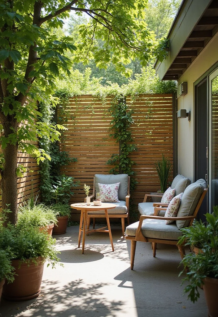 22 Balcony Decor Ideas That Turn Small Spaces Into Outdoor Retreats - 12. Privacy Screens 1
