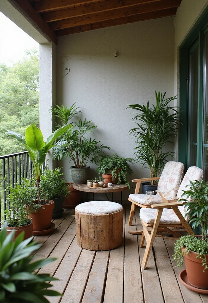 22 Balcony Decor Ideas That Turn Small Spaces Into Outdoor Retreats - 21. Sustainable Decor Solutions 1
