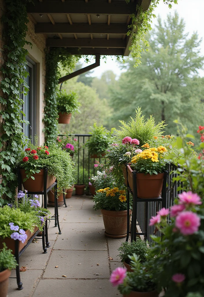 22 Balcony Decor Ideas That Turn Small Spaces Into Outdoor Retreats - 9. Elevated Planter Boxes 1