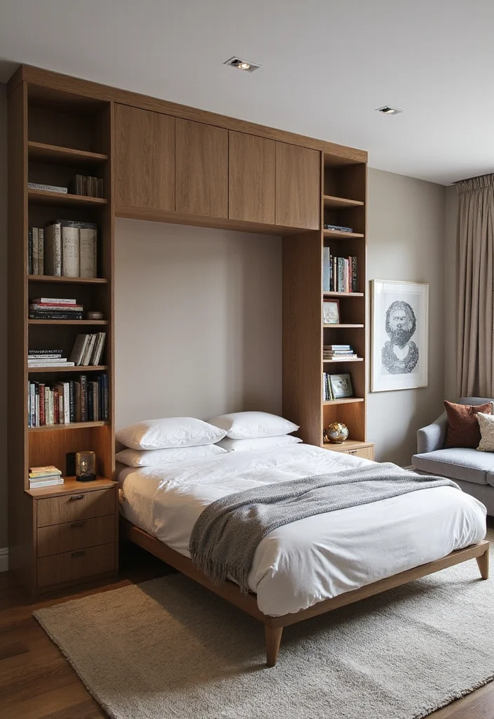 8 Space-Saving Storage Beds for Small Bedrooms - 3. Murphy Beds 1
