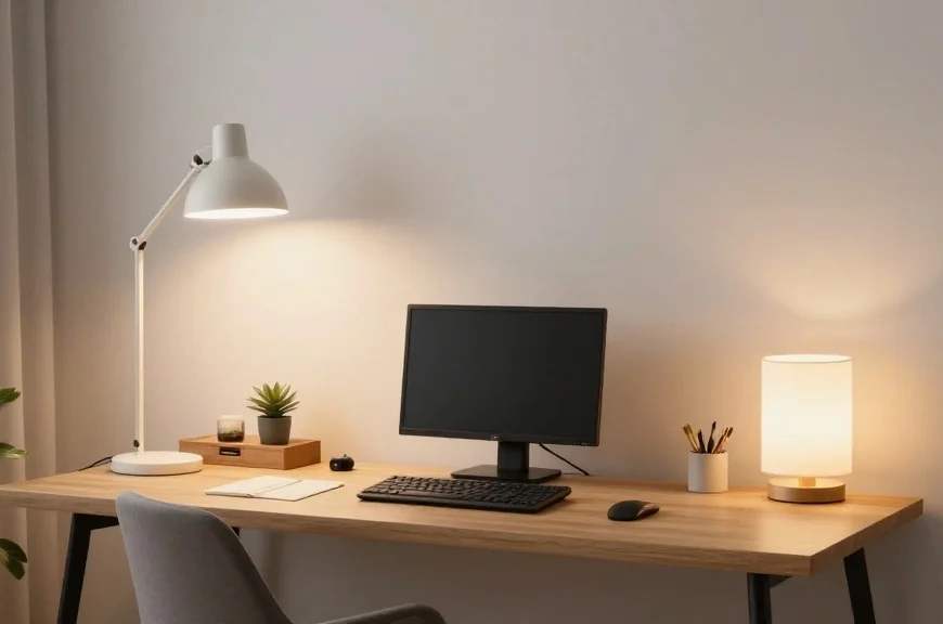 How to Layer Lighting in Your Home Office