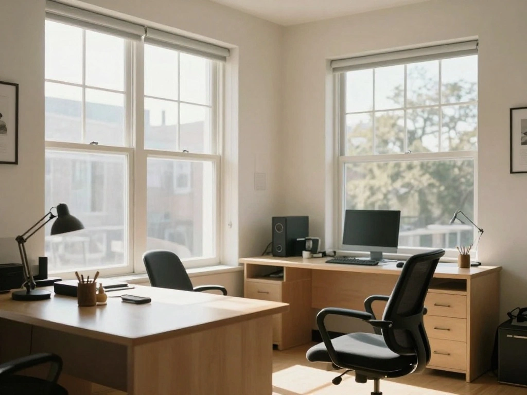 How to Layer Lighting in Your Home Office - Step 6: Optimize Natural Light 1