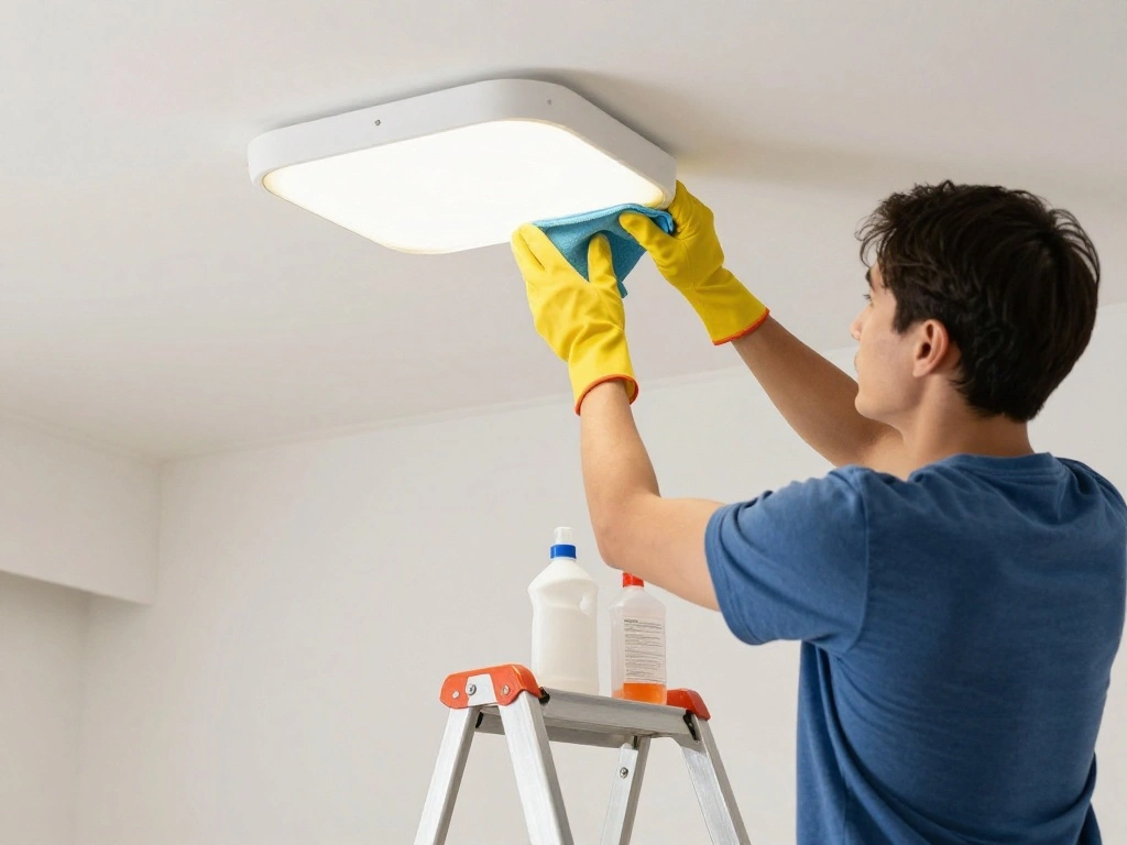 How to Layer Lighting in Your Home Office - Step 8: Maintain Your Lighting Setup 1