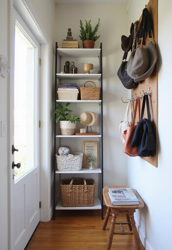Small Apartment Entryway Storage Ideas: 10 Smart Solutions to Organize in Style! - 2. Vertical Storage Solutions 1