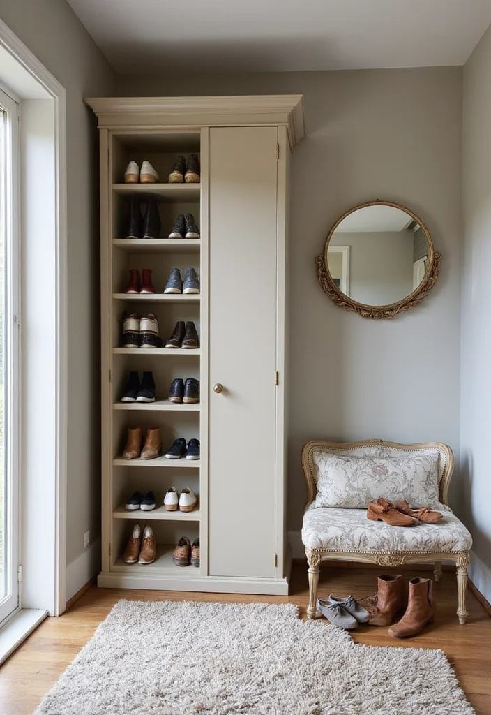 Small Apartment Entryway Storage Ideas: 10 Smart Solutions to Organize in Style! - 8. Shoe Storage Solutions 1